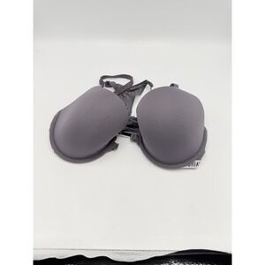 Victoria's Secret T Shirt Push Up Full Coverage Bra 36D Gray Lace